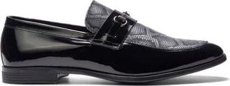 Carlos By Carlos Santana Maestro Bit Loafer in Black Python Print at Nordstrom, Size 10.5