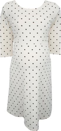 Envie de Fraise Maternity Spotty Alexandra Dress Cream 12