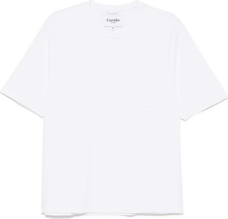 Corridor T-shirt tinta in capo - Bianco