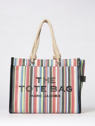 Marc Jacobs Borsa The Large Tote Bag Marc Jacobs in pvc a righe multicolor