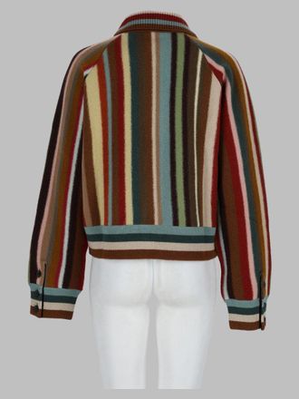 Paul Smith Multicolour Striped Merino Wool Cardigan - Multicolor