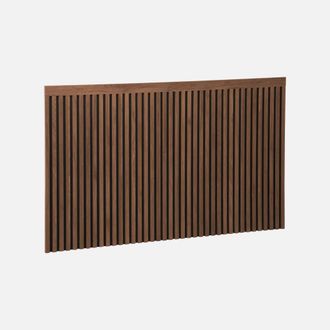 Sweeek Cabecero De Madera Con Listones Decorativos, 160cm