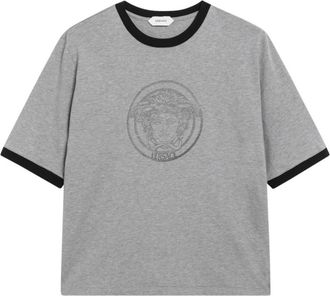 Versace T-Shirts - Dames - T-shirts - Grijs - S - Tops