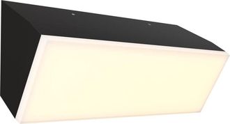 Maytoni Maytoni Brick Aplique De Pared Exterior De 10 X 30 Cm, Grafito, 3000 K, 1600 Lm, Ip54