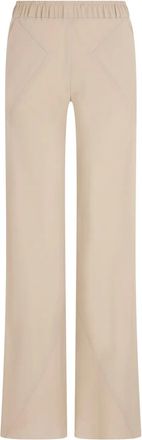 Giorgio Armani Pantaloni sportivi svasati in seta - Toni neutri
