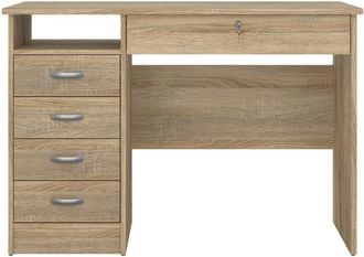 Calicosy Escritorio 5 cajones L109,3 cm - Efecto Roble