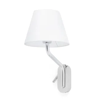 Faro Barcelona Eterna Dx, Applique Con Lettore Led Faro Barcelona