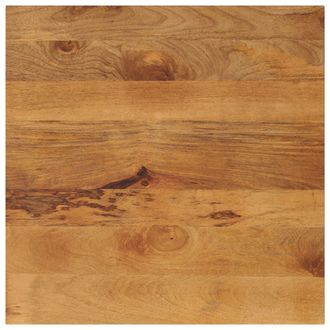 vidaXL Piano Per Tavolo 70x70x3,8 Cm Quadrato Legno Massello Di Mango Vidaxl