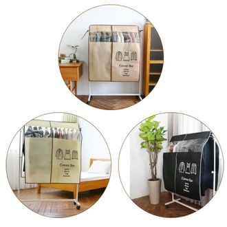 OEM Funda Protectora Antipolvo De Tela No Tejida Para Perchas De Armario, 90x110 Cm