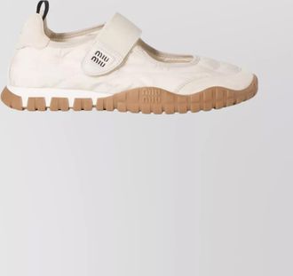 Miu Miu technical fabric ballerina shoes