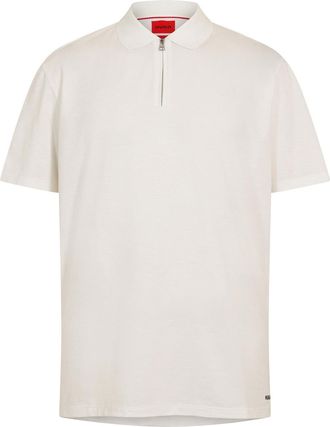 HUGO BOSS Hugo Mens Short Sleeve Polo Shirt in White - Size X-Large