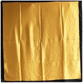 Fendi Pre-owned Scarves, female, Yellow, Size: ONE SIZE Pre-owned Silk Scarf