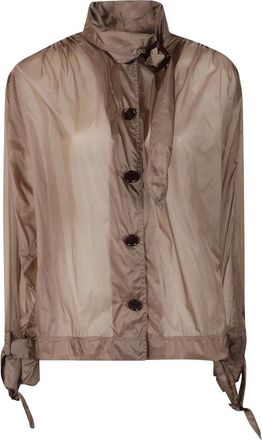 Saint Laurent Overhemden, Dames, Bruin, M, Blouses