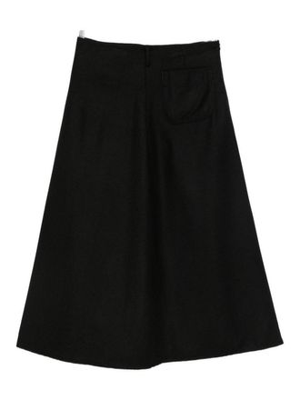 Susanne Bommer Wool Long Skirt