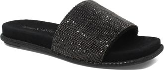 Django & Juliette Womens Yatin Sandals In Black Suede-Jewels