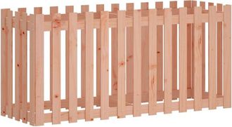 vidaXL Vidaxl - Arriate elevado jardín valla madera maciza Douglas 150x50x70 cm