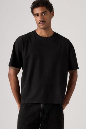 Levi's Camiseta Boxy - Hombre - 2XL - Negro / Garment Dye Jet Black