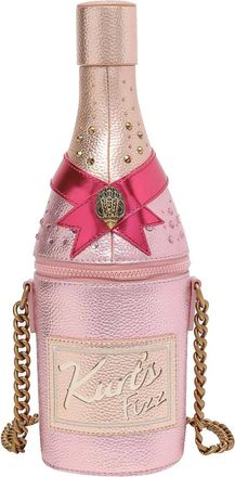 Kurt Geiger Pink Champagne Bottle Crossbody Bag
