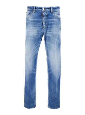 Dsquared2 Blue Mid Rise Jeans