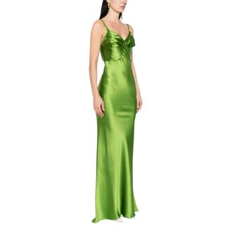 Elisabetta Franchi Gowns, female, Green, Size: S Red Carpet Dress