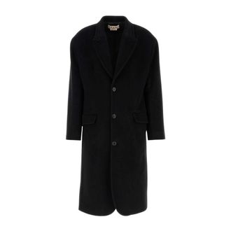 Marni Single-Breasted Coats - - Coats - Uomo - Nero - L