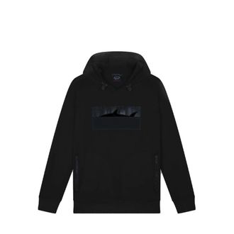 Paul & Shark Hoodie - Heren - Hoodies - Zwart - 2XL - Katoen - Hoodies & sweatvesten