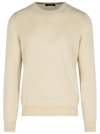 Gran Sasso Light Beige Cashmere Sweater
