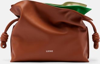 Loewe Flamenco Medium layered leather clutch