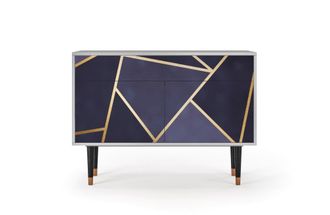 StoryZ Aparador azul 2 cajones y 2 puertas L 115 cm