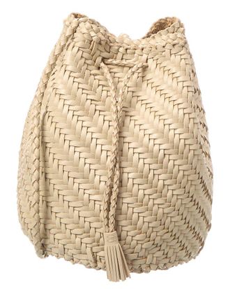 Dragon Diffusion Pompom Double Jump Leather Crossbody