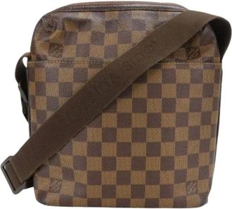 Louis Vuitton Pre-owned Cross Body Bags, female, Brown, Size: ONE SIZE Pre-owned Vintage Canvas Cross Body Bag