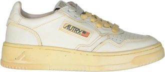 Autry Medalist Super Vintage Sneakers - Dames - Sneakers - Wit - 37 EU - Katoen - Schoenen