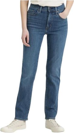 Levi's 724 Vaqueros Rectos de Tiro Alto - Jeans - Mujer - Azul - W31 L30