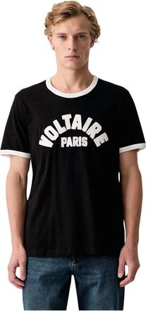 Zadig&Voltaire Camiseta Woody - Tops - Hombre - Negro - XL