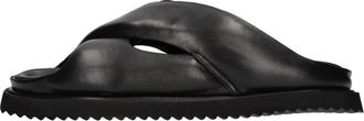 Elena Iachi T100 Mule - Dames - Sandalen - Zwart - 40 EU - Leer - Schoenen