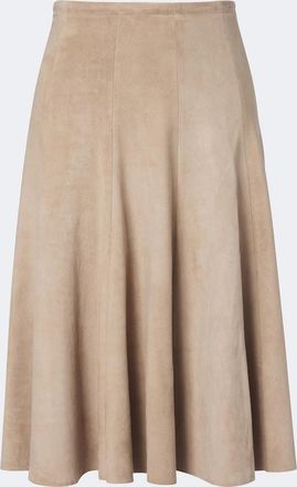 Stouls Falda midi Sabrina de ante