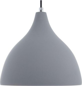 Beliani Lampadario in Stile Scandinavo in Cemento Grigio Minimalista Lambro