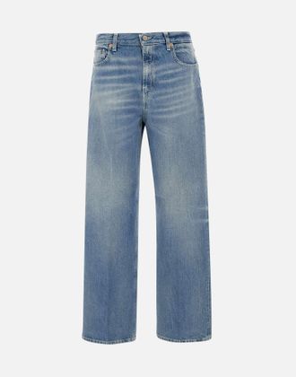 デニム・ジーパン DONDUP Women Denim Pants DP776DF0290 IP5800 Blue Women's Dondup Wide-Leg Jeans - up to −59% | Stylight