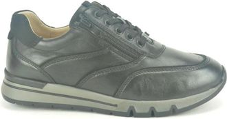 Caprice Zwart Runner N.+ Streep - Dames - Sneakers - Zwart - 40 EU - Schoenen
