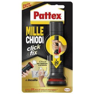 Trade Shop Trade Shop - Adesivo Colla Istantanea Pattex Millechiodi Click & Fix 30g Universale