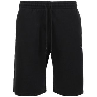 Off-white Mens Caravaggio Lute Skate Black Sweat Shorts Cotton - Size X-Small