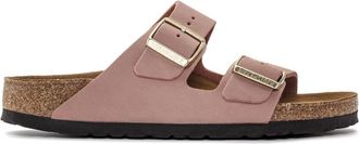 Birkenstock Arizona Soft Footbed Sandaal - Dames - Sandalen - Roze - 40 EU - Leer - Schoenen