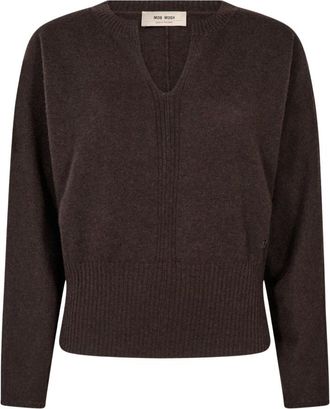 Mos Mosh Kaima Pullover - Knitwear - Mujer - Marr&oacute;n - S