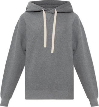 Jil Sander Hoodie - Dames - Hoodies - Grijs - M - Katoen - Hoodies & sweatvesten