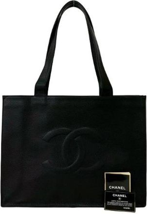 Chanel Pre-owned Caviar Tote Bag - Dames - Vintage Shopper - Zwart - ONE Size - Leer - Vintage