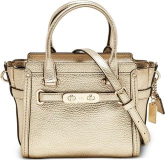 Coach Borsa tote Swagger in pelle - Oro