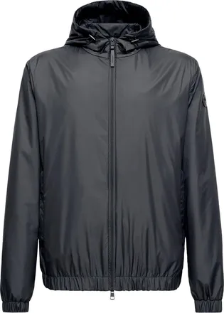 Moncler Moncler Domene Hooded Windbreaker, Men, Black, Size: 2