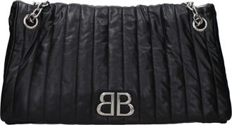 Balenciaga Monaco Umh&auml;ngetasche Damen Leder Schwarz