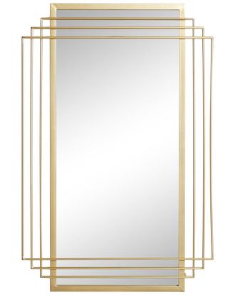 CosmoLiving by Cosmopolitan Cosmoliving By Cosmopolitan Cosmoliving By Cosmopolitan Glam Rectangle Metal Wall Mirror