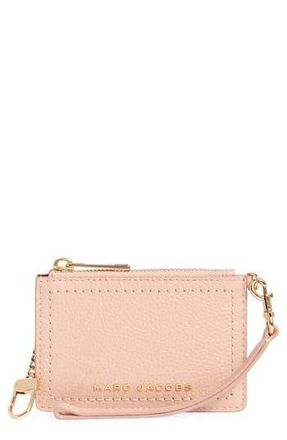 Marc Jacobs Groove Top Zip Wristlet in Rose at Nordstrom Rack
